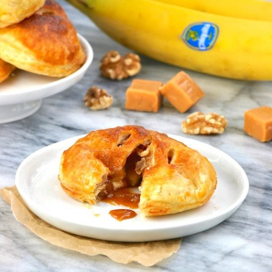 Salted Caramel Banana Hand Pies