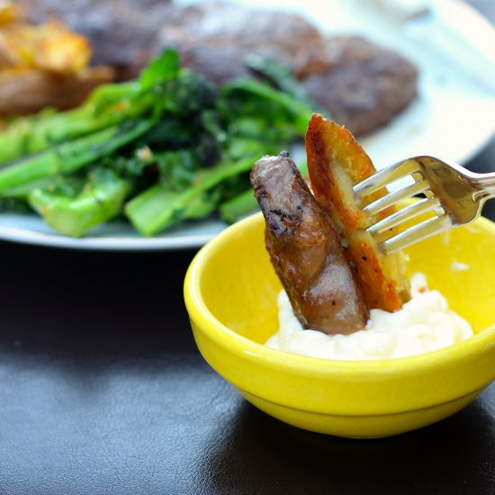 Cheater’s Steak and Chips