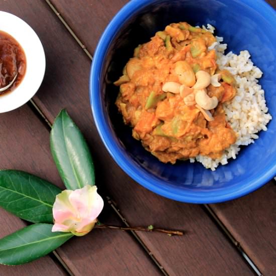 Butter Bean, Cashew & Coconut Korma