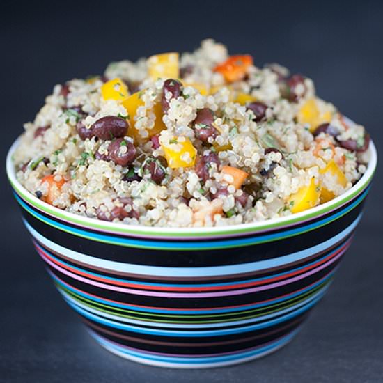 Black Bean Quinoa Salad