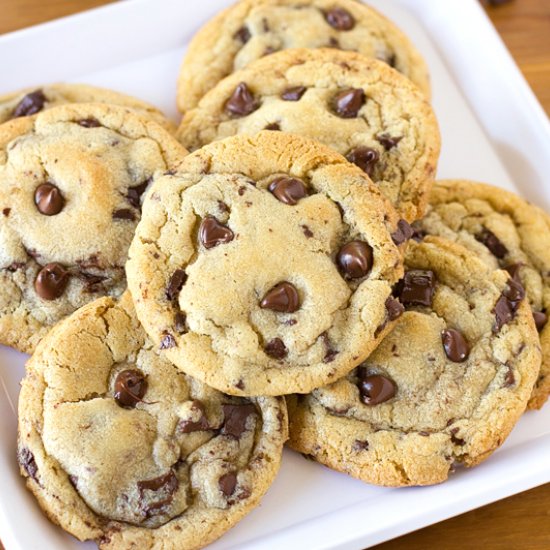 The BEST Chocolate Chip Cookies