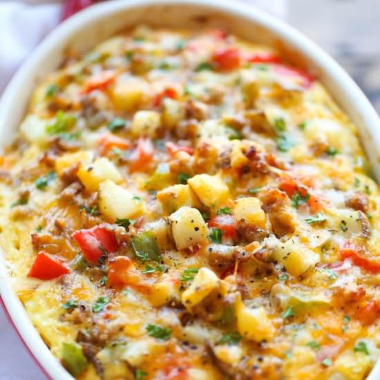 Cheesy Breakfast Casserole