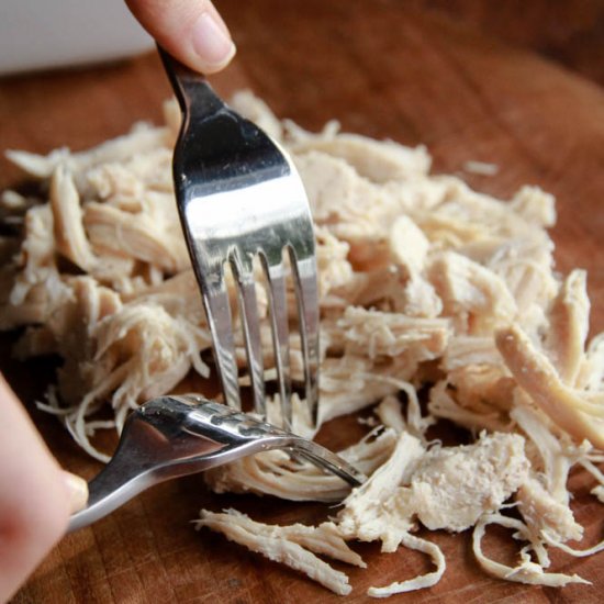 Easy Crockpot Shredded Chicken