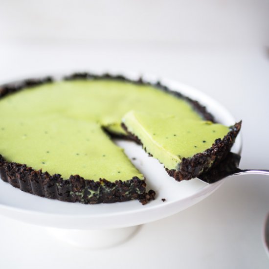 No-Bake Green Tea & Oreo Tart