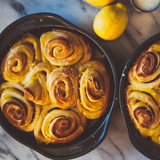 Lemon Curd Rolls