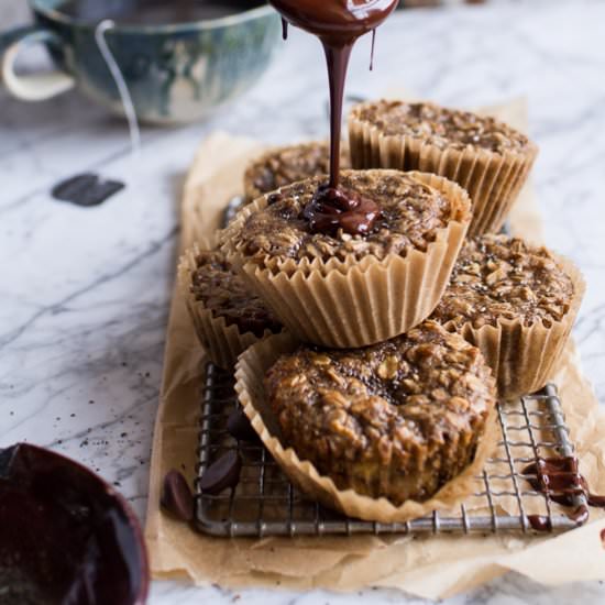 Vanilla Chia and Chocolate Muffins