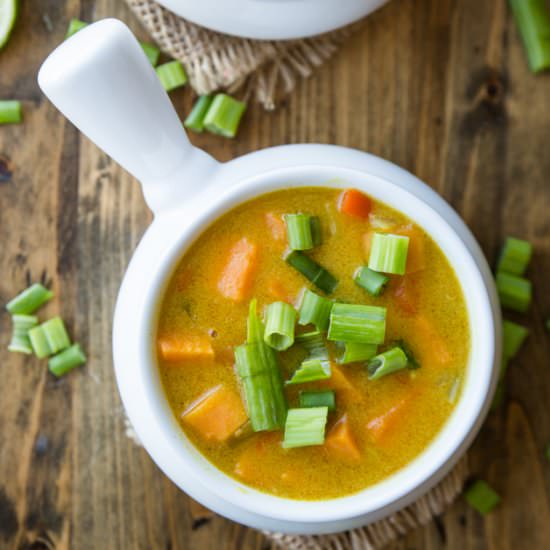 Coconut Curry Sweet Potato Chowder