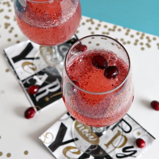 Cranberry Sparkler Mocktail