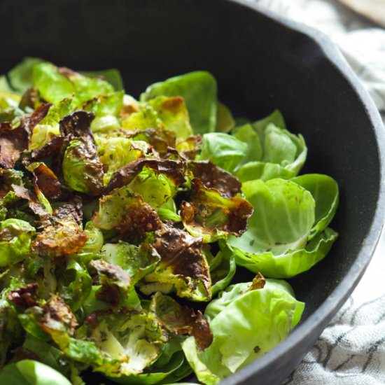 Crispy Ranch Brussels Sprout Chips