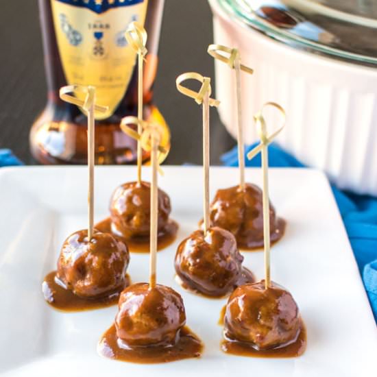 Sweet and Tangy Metaxa Meatballs