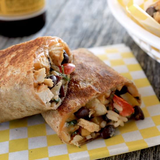 southwest chicken wrap