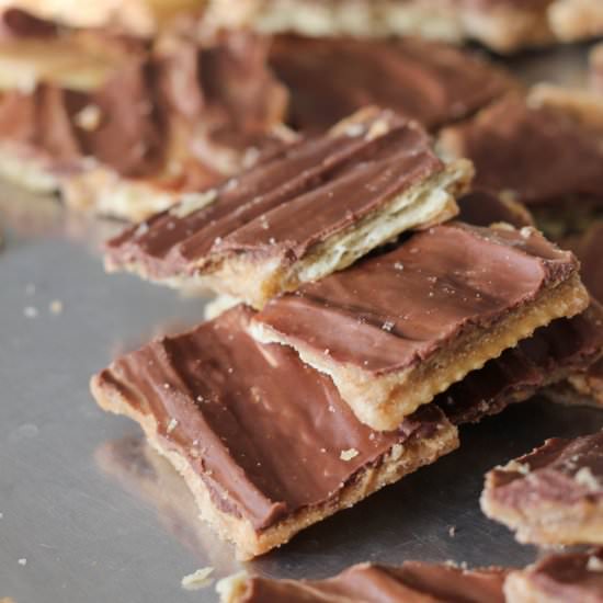 Sweet & Saltine Toffee