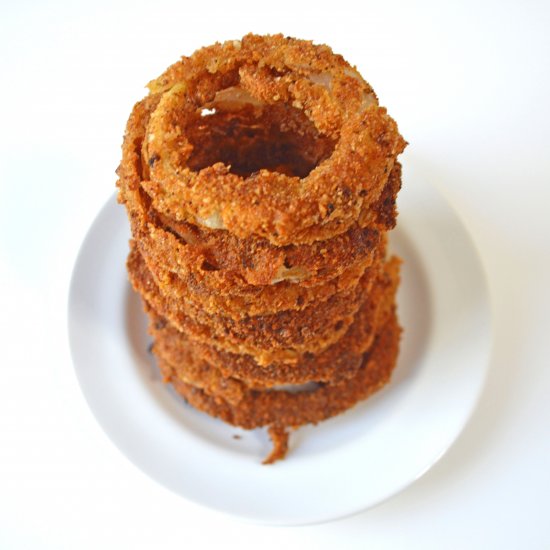 Healthy Onion Rings with Sourdough