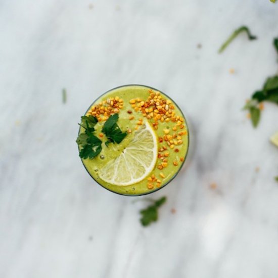 Cashew Lime Green Smoothie