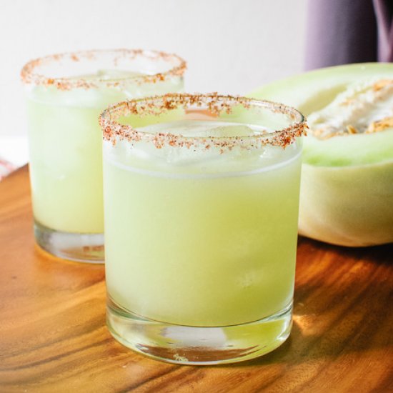 Fresh Honeydew Margaritas