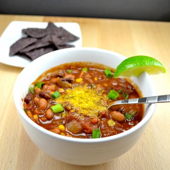 Sweet Corn Vegan Chili