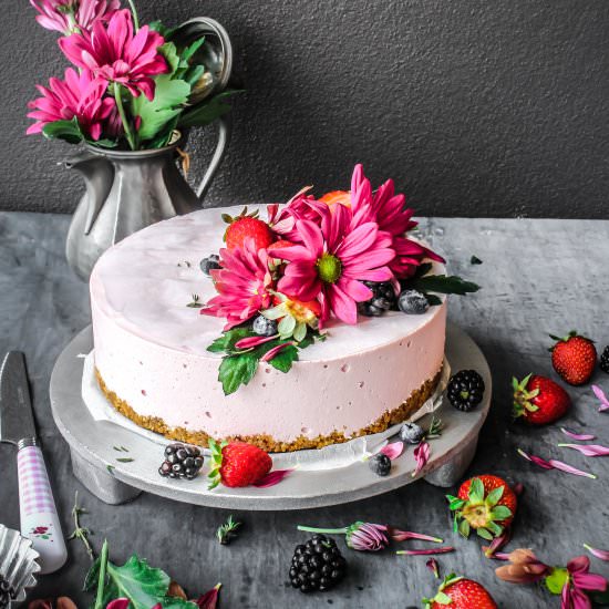 Berry Ice Cream CheeseCake