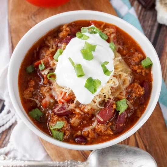 Healthy and Easy Turkey Chili