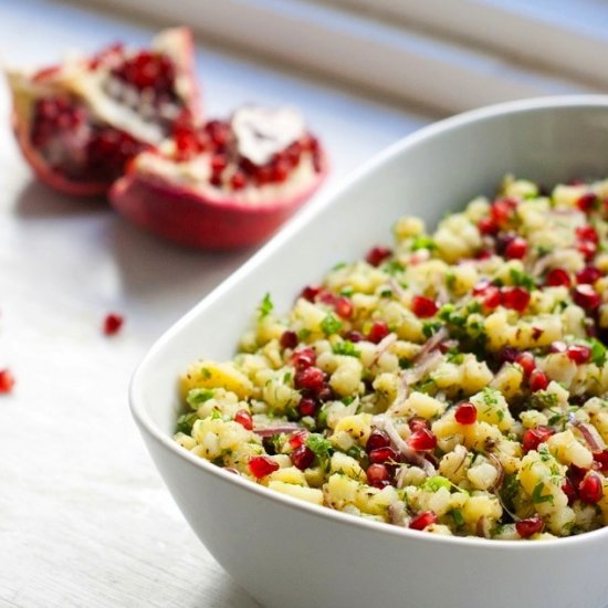 Herbed Potato and Pomegranate Salad