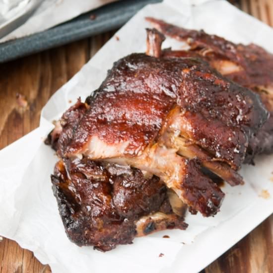 Asian Sticky Slow cooker Ribs