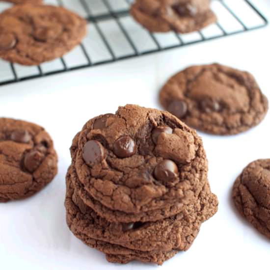 Nutella Espresso Chocolate  Cookies