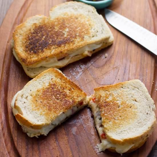 Muffuletta Grilled Cheese