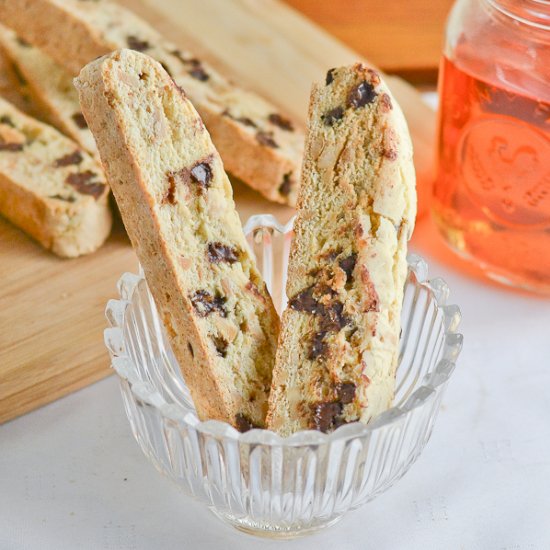 Chocolate Almond Biscotti