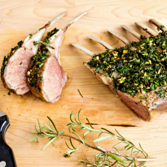 Herb Roasted Rack of Lamb