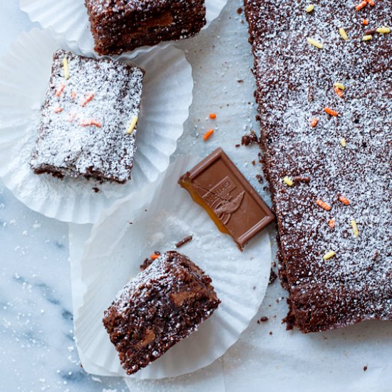 Caramel Chocolate Brownies