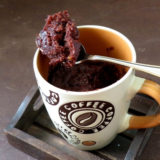 One Min Microwave Mug Cake