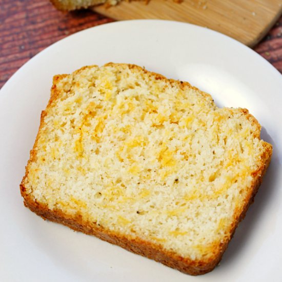 Garlic Cheddar Quick Bread