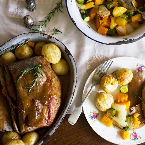 Beef Pot Roast with Rosemary