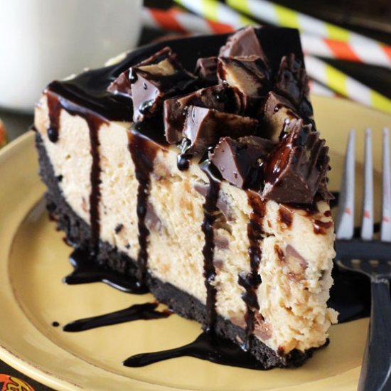 No Bake Reeses Cheesecake