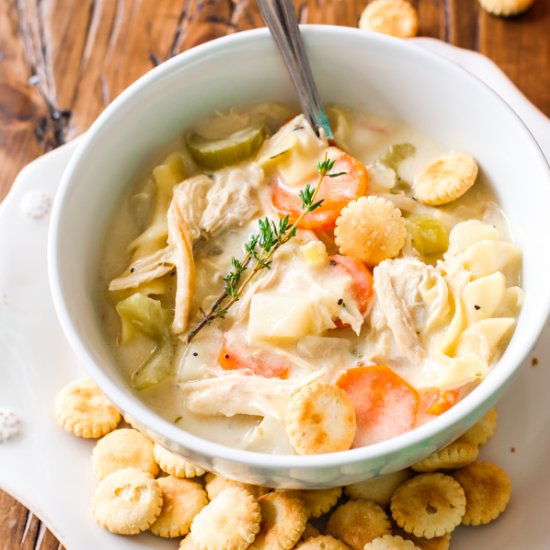 Creamy Chicken Noodle Soup