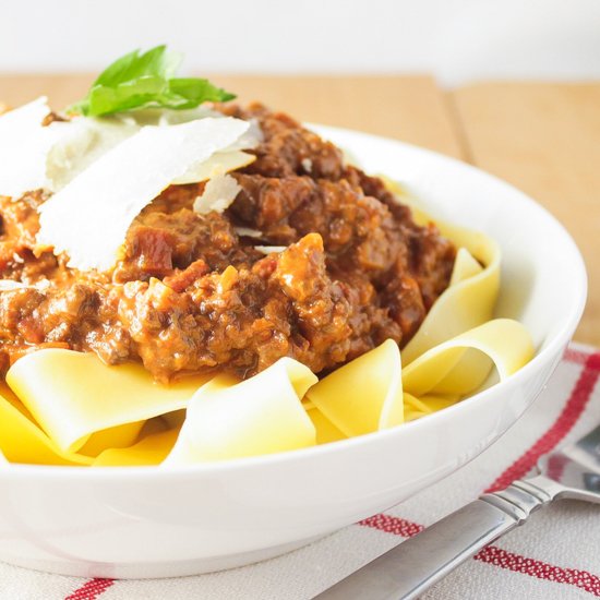 Hearty Vegetarian Bolognese