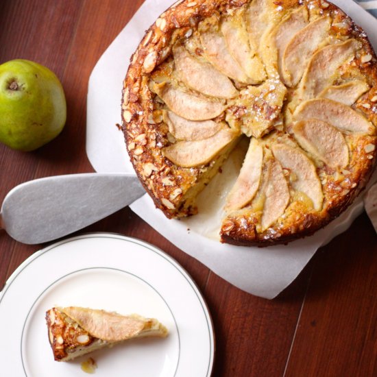 Gluten-Free Pear Almond Cake