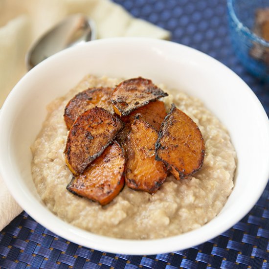 Gluten Free Oatmeal and Persimmons