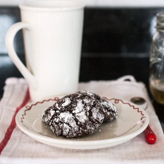 Chocolate Crinkle Cookies