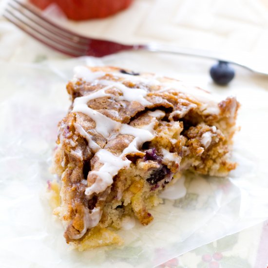 Apple Blueberry Coffee Cake