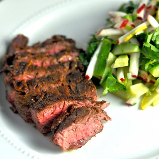 Cinnamon Rubbed Skirt Steak