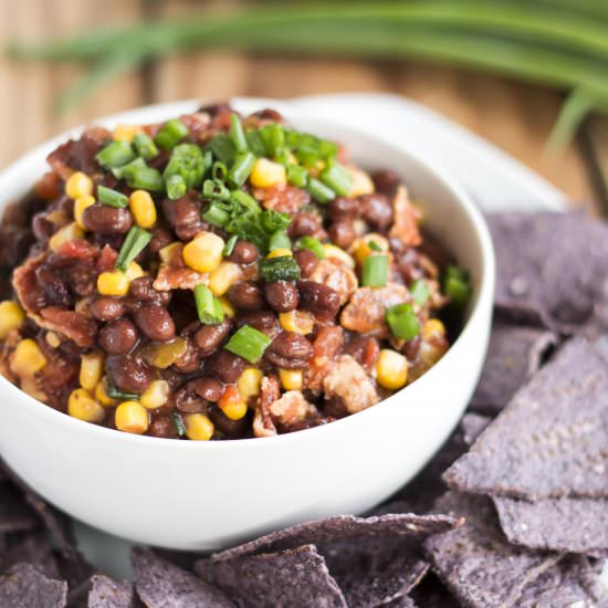 Black Bean & Bacon Party Dip