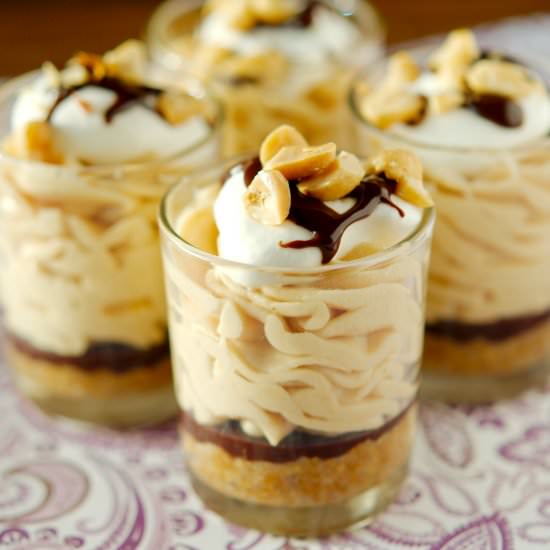 No Bake Peanut Butter Cheesecake