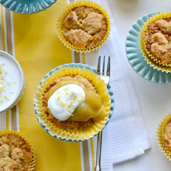 Lemon Coconut Crumble Muffins