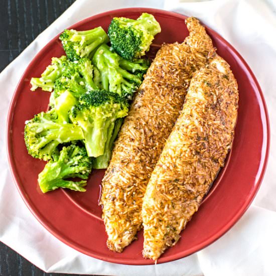 Parmesan Crusted Tilapia