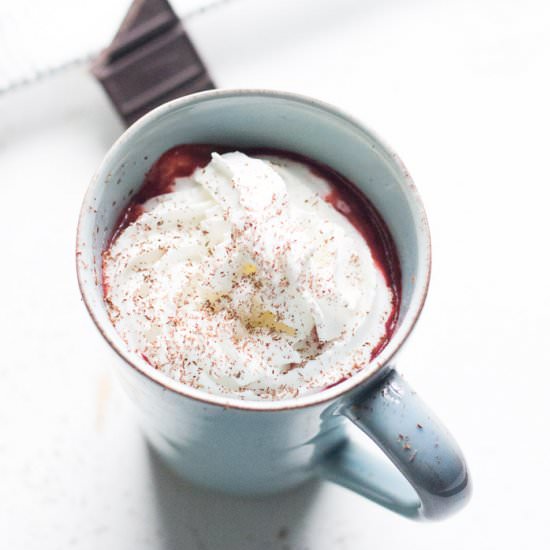 Red Velvet Chocolate Steamer