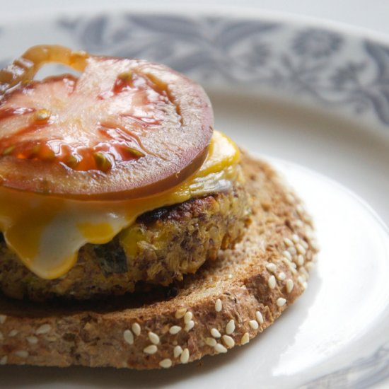 Tempeh Flax Burgers