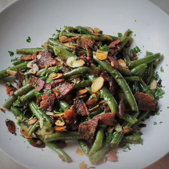 Marie’s Green bean almondine