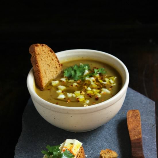 Curried Sweet Potato Apple Soup