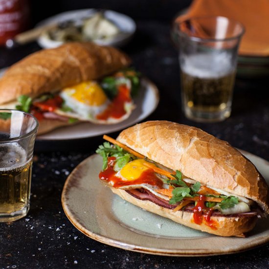 Egg rolls Banh mi style