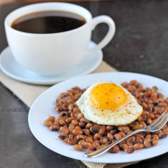 Garlic Chili Black-Eyed Peas